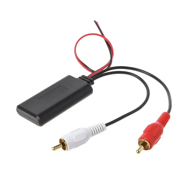 1 шт. Автомобильный Bluetooth беспроводной адаптер подключения для стерео с 2 RCA AUX в музыкальном аудио входном беспроводном кабеле