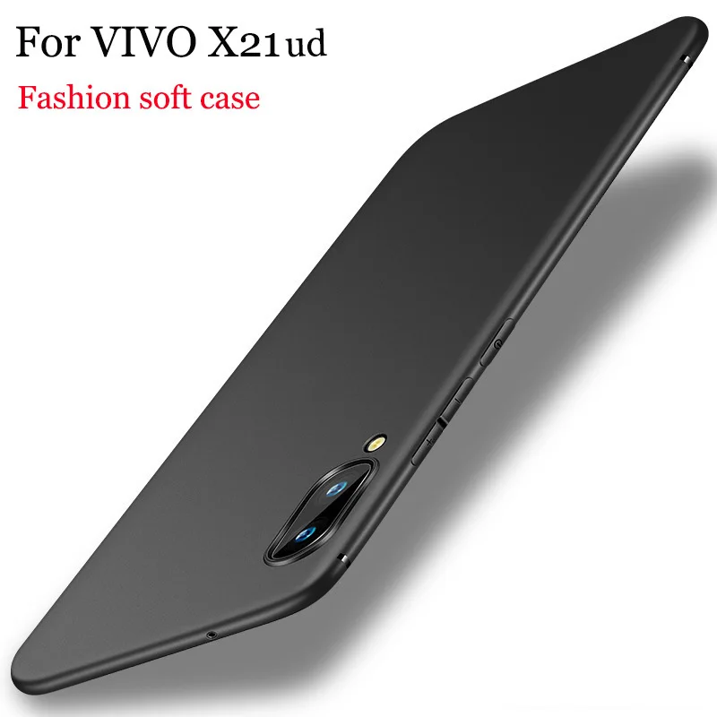 2 шт горячей! Мягкий чехол для VIVO X21ud ЧЕХОЛ ДЛЯ X21 ud задняя крышка PC пластик матовый