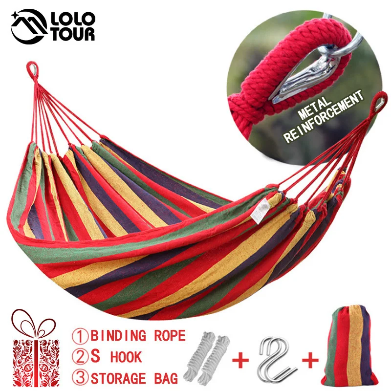 Двойной гамак из хлопка 200*150 см|rede de dormir|double hammockhammock cotton |