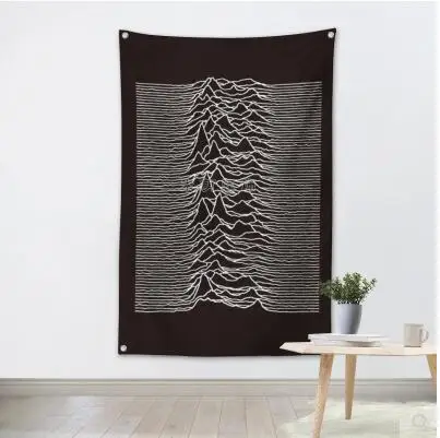 

Joy Division Happy Split Band Rock and Roll flag banner fresco mural wall painting Hang on the wall 4 grommets