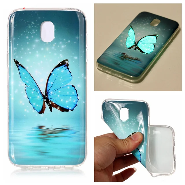 

Luminous Cartoon Cell Phone Case for Samsung galaxy S6 S7 edge S8 Plus S5 Neo Note8 Grand J3 J5 J7 Prime Pro A3 A5 A8 duos Cover