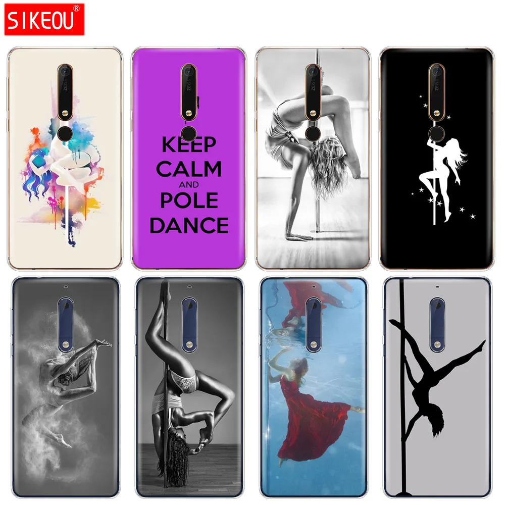 silicone cover phone case for Nokia 5 3 6 7 PLUS 8 9 /Nokia 6.1 5.1 3.1 2.1 2018 Pole dance | Мобильные телефоны и