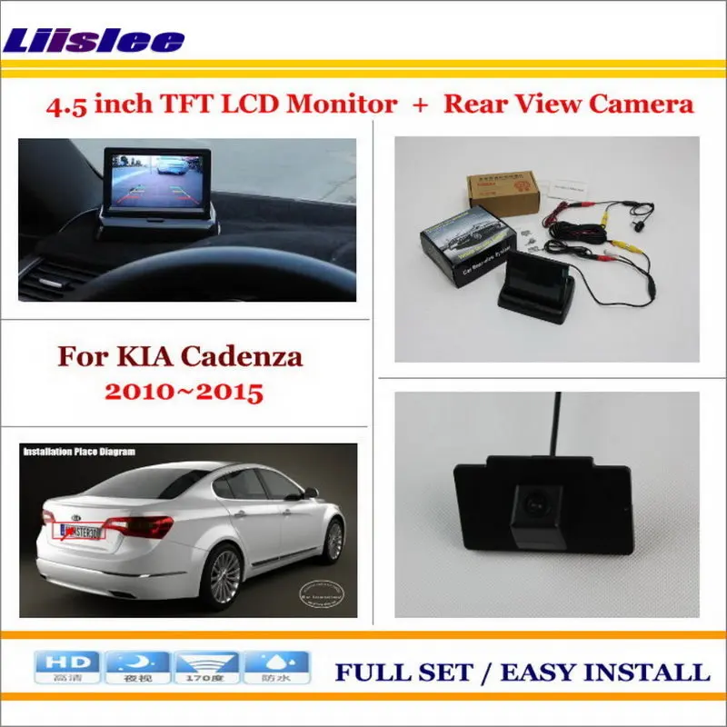 

For KIA Cadenza 2010~2015 / Car Rearview Camera + 4.3" LCD Screen Monitor = 2 in 1 Parking Assistance System