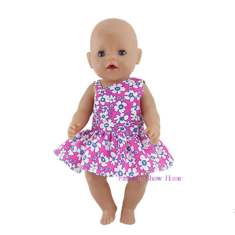 Комплект одежды ярких цветов для новорожденных 43 см, кукольные аксессуары для кукольной одежды для 17 дюймов