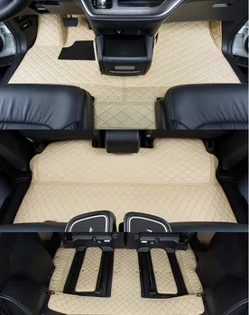 

Newly! Custom full set car floor mats + trunk mats for Honda Odyssey 7 8 seats 2020-2018 waterproof car carpets for Odyssey 2019