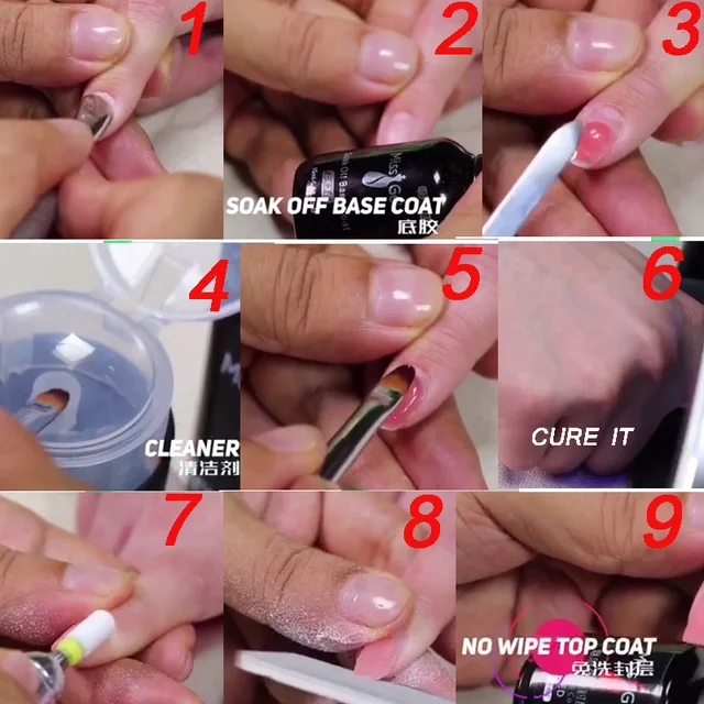Online Mshare Poly Gel Nail Enhancement Acryl Pink White Image