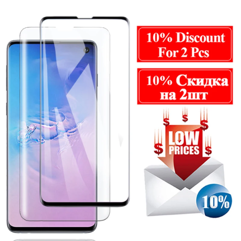 Защитное стекло для samsung Galaxy S10E S10 Plus lite безопасная защита экрана samsun galax S 10 E