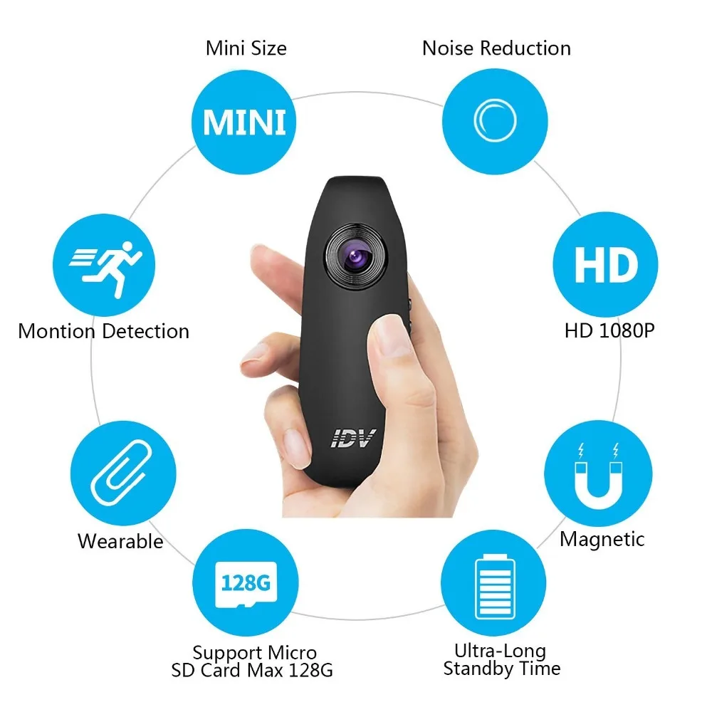 

Mini Camera Full HD 1080P Motion Detection DVR Camera Voice Recording Pen Video Camera Recorder Wide Angle Motion Detector