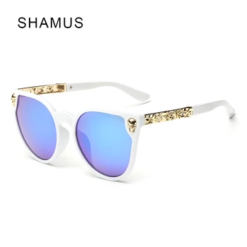 

SUNGLASS With PU BAG Sunglasses With Metal Skull Steampunk Sun Glasses Crystal Eyeglasses UV400 Mirror Lense 2017