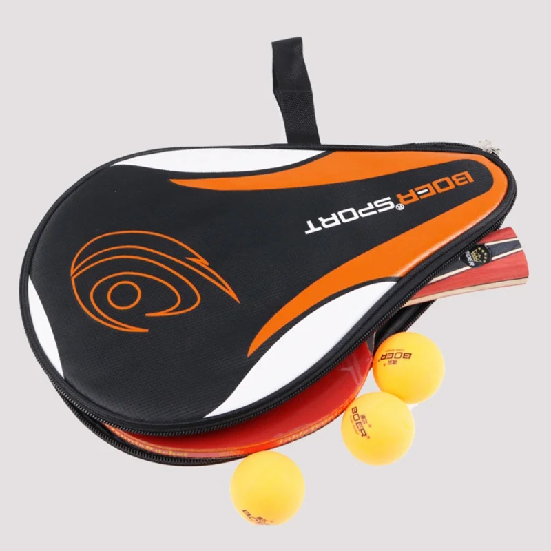 

Portable Table Tennis Racket Bag Waterproof Table Tennis Racket Cover Paddle Ping Pong Paddle Pouch with Ball Case