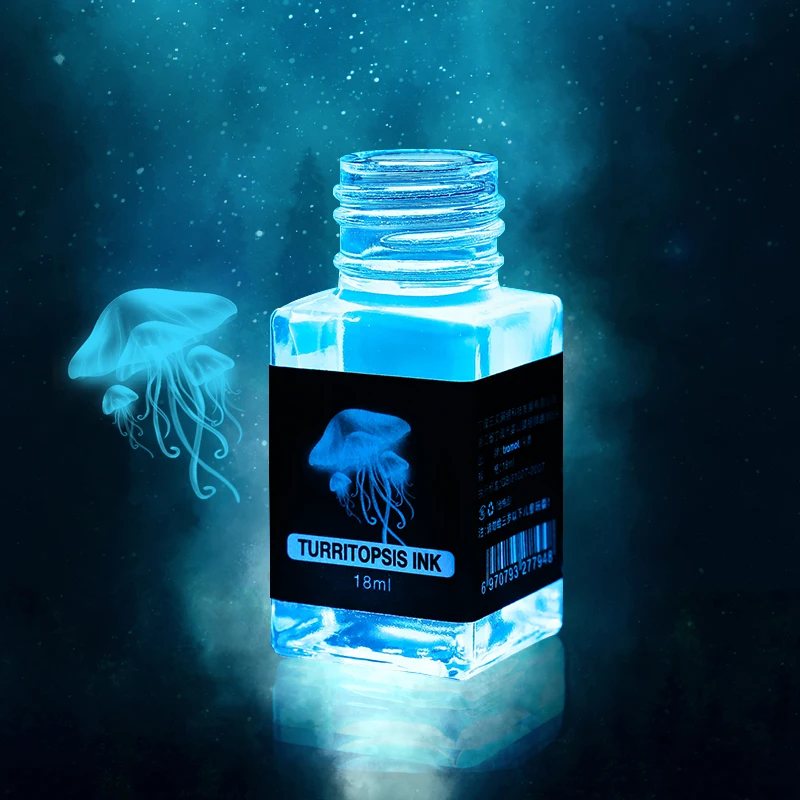 

18ml Lighthouse Invisible Ink for fountain Pen , Non-Carbon Fluorescent Ink, ONLY visible under UV light,Fountain pen ink