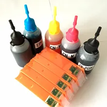 5 цветов PGI-770 CLI-771 комплект пополнения чернил для Canon PIXMA MG5770 MG6870 принтер с ARC чипов