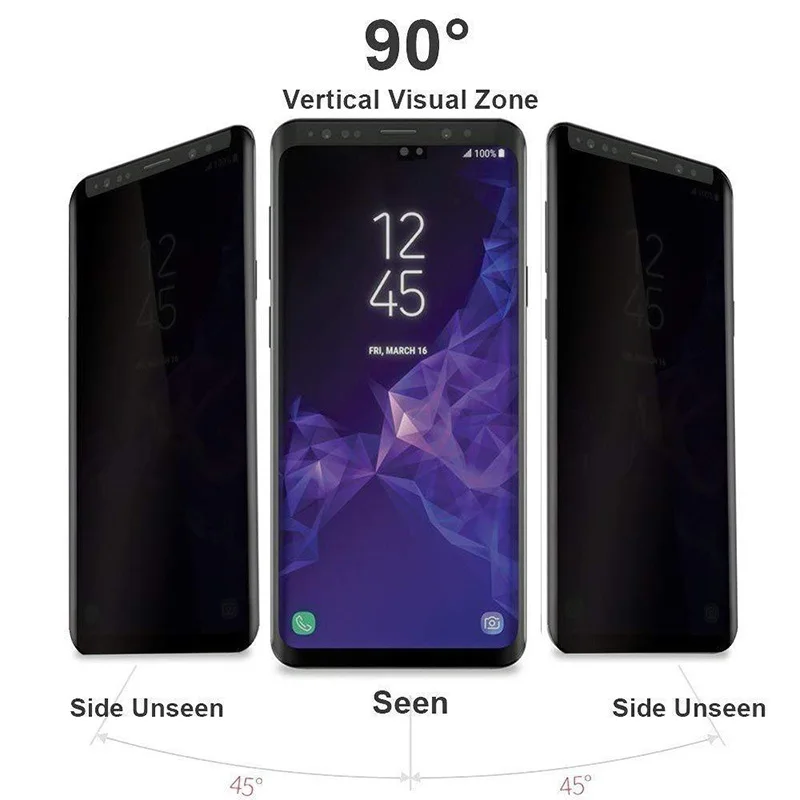 Закаленное стекло EXUNTON для Samsung Galaxy S8 Plus S8Plus защита экрана 2.5D|Защитные стёкла и