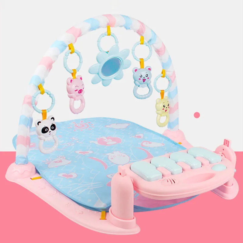 3 in 1 Baby Play Mat Baby Gym Toys Soft Lighting Rattles Musical Toys For Babies Educational Toys Play Piano Gym Baby Gifts