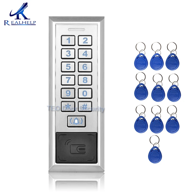8000Users Capacity Card reader Metal Password Access Controller with Wiegand 26 interface RFID Door Entry System 8000Users Capacity Card reader Metal Password Access Controller with Wiegand 26 interface RFID Door Entry System
