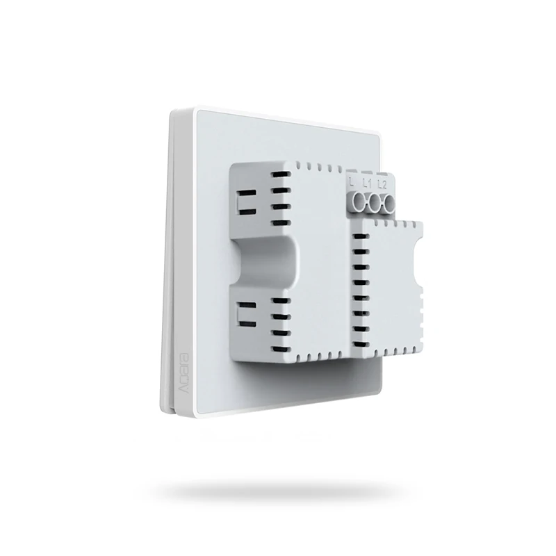 Xiaomi Aqara interruptor de luz inteligente Control ZiGBee wifi interruptor de pared inalámbrico a través de Smartphone remoto hogar inteligente trabajo con mijia App - 3