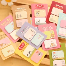 1 шт. Kawaii Мини блокноты Заметок Post-It дневник планировщик и канцелярские принадлежности наклейки скрапбукинга школьные принадлежности