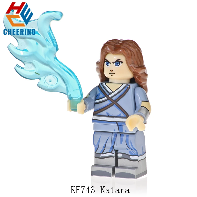 

Single Sale Building Blocks Pretty Gift Aang Katara TophBeifong PrinceZuko Sokka Gift Figures Bricks Toys for Children KF743