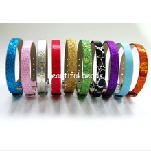 10 шт., смешанный стиль, 8 мм, горка, подвески, камень, искусственная кожа, браслет с камнями, смешанный цвет, 8 мм, ширина 210 мм, Длина