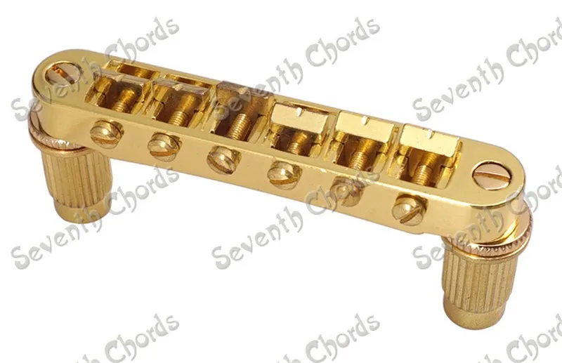 QHX набор золото 6 косоурные мост для Электрогитары аксессуары части музыкальный инструмент