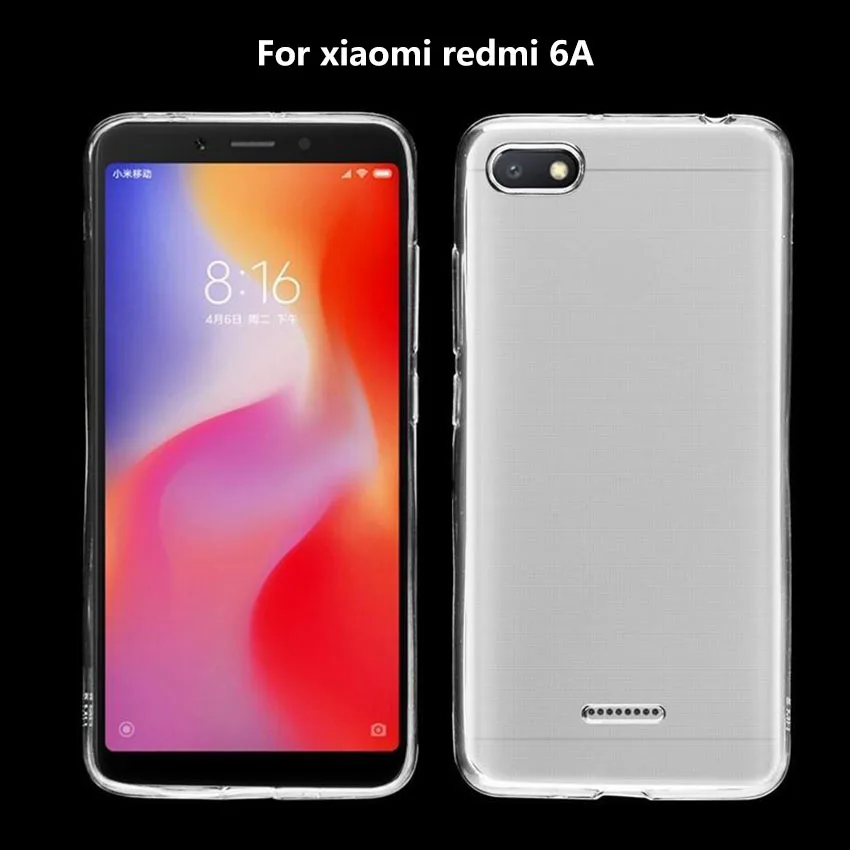 

For Xiaomi Redmi 6 Case Redmi 6A Case Soft TPU Silicone Back Cover Phone Case For Xiaomi Redmi 6pro Redmi6 Redmi6A Case