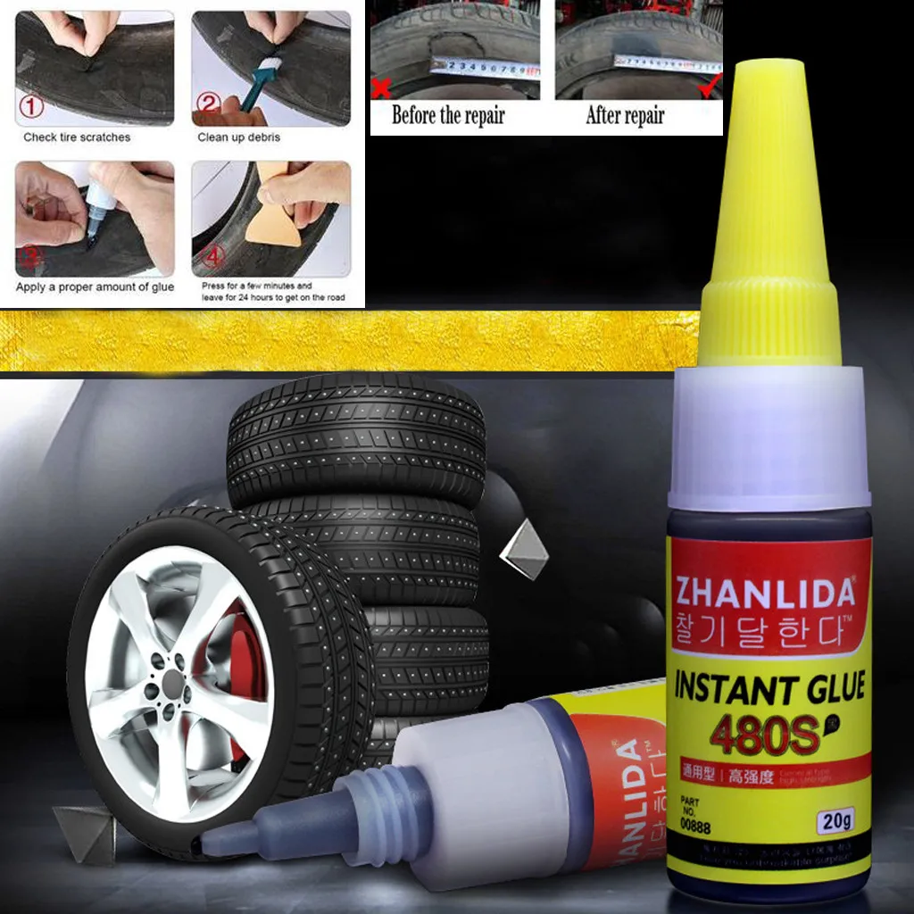 

Auto repair tool Tire repair Glue Rubber Cement Adhesive Tube Patching Glue garage Car Supplies Repair tools #N