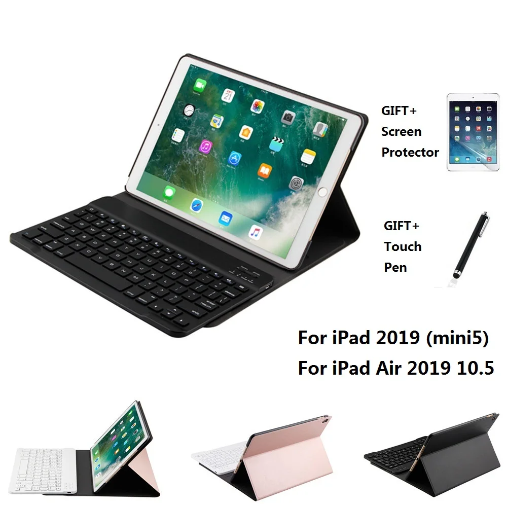 

Ultra thin Wireless Bluetooth Keyboard Case Cover For iPad Mini 5 Air 10.5 2019 New