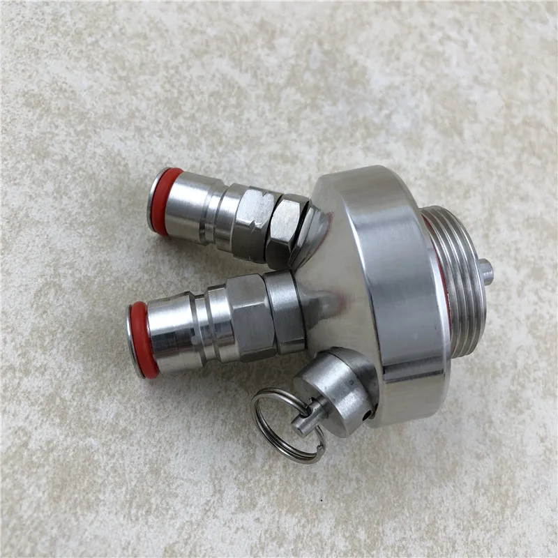 New 304 Stainless Steel Mini Keg Tap Dispenser with 12'' beer hose for Mini Craft Beer Keg Growler Homebrew Spear 2L,3 (4)