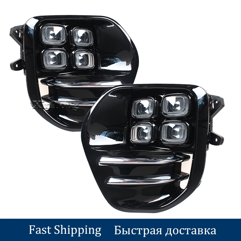 Goedkoop Voor Kia Sportage Ql Kx5 2016 2017 2018 Led Mistlamp Lamp Dagrijverlichting Set Auto White Led drl Licht Voor Kia KX5