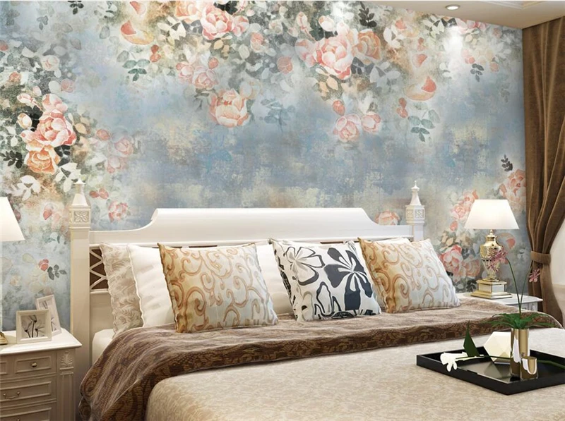 Wall Mural Wallpaper 3D Photo Wallpaper Bedroom Living Room Hotel Flower 3D Wall Mural Wallpaper Vintage Decorative Wall Sticker Wall Mural Wallpaper 3D Photo Wallpaper Bedroom Living Room Hotel Flower 3D Wall Mural Wallpaper Vintage Decorative Wall Sticker