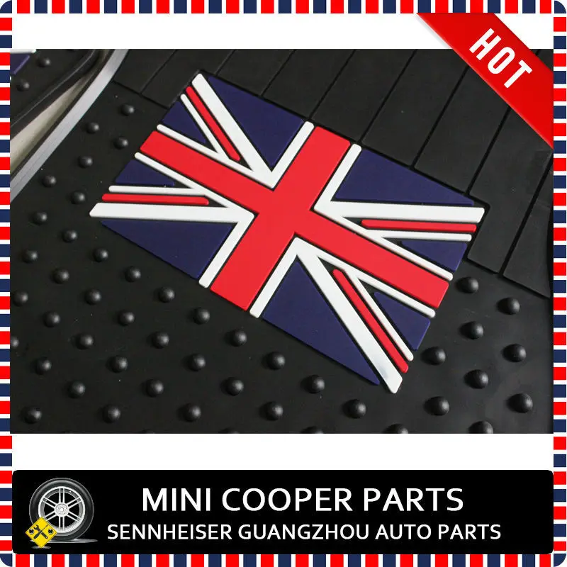Union Jack Style Detail Floor Mat For Mini Cooper F55 