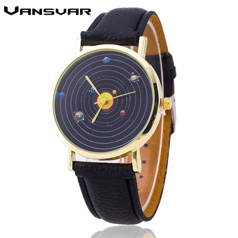Vansvar Hot Solar System font b Watch b font Fashion font b Women b font Quartz