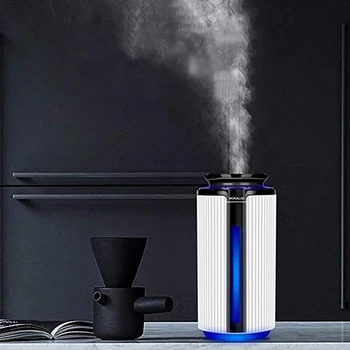 

900ML Ultrasonic USB Air Humidifier Aroma Essential Oil Diffuser Cool Mist Purifier with 7 Color LED Night light for home office