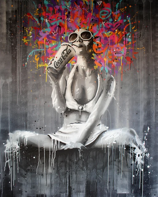 Portrait Picture Canvas Painting Figure Wall Art Graffiti Home Decor Abstract Women Pictures Bansky art Pop Posters and Prints Picture 11