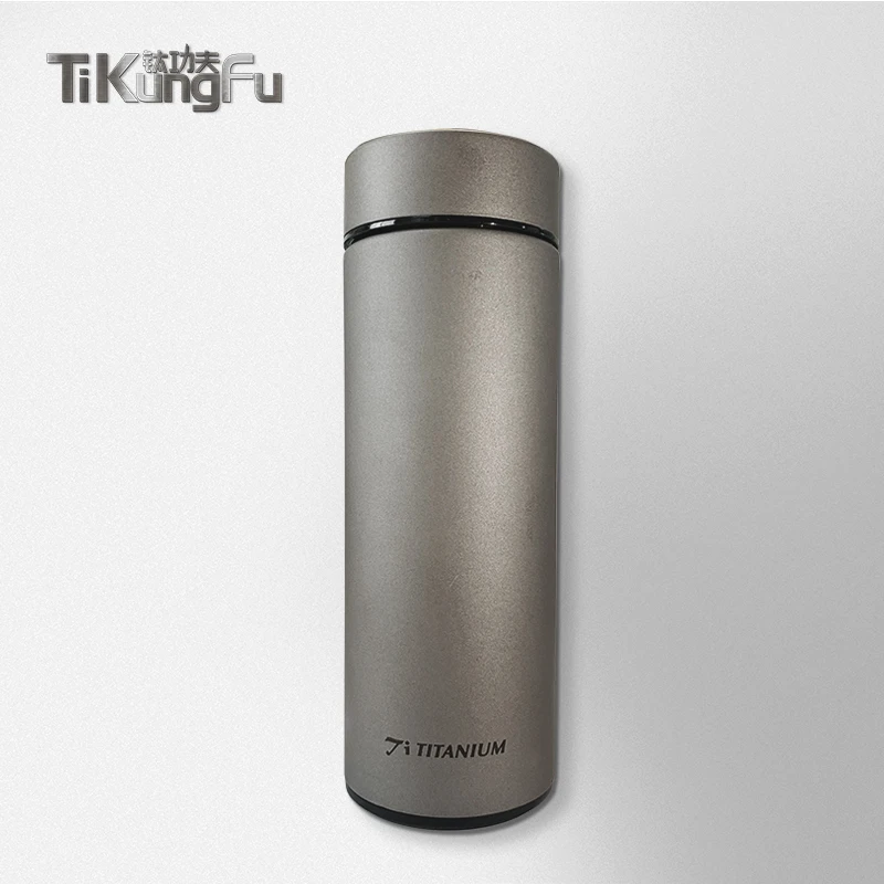

Titanium Coated Outdoor Vacuum Flask Bottle Cup Travel Office Cool School Straight Drinking Cup