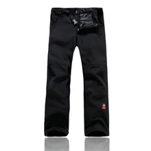 2016 Winter Brand Pants Men Hiking Softshell Pants Men Women Windproof Waterproof Thermal For Hiking Camping Fleece