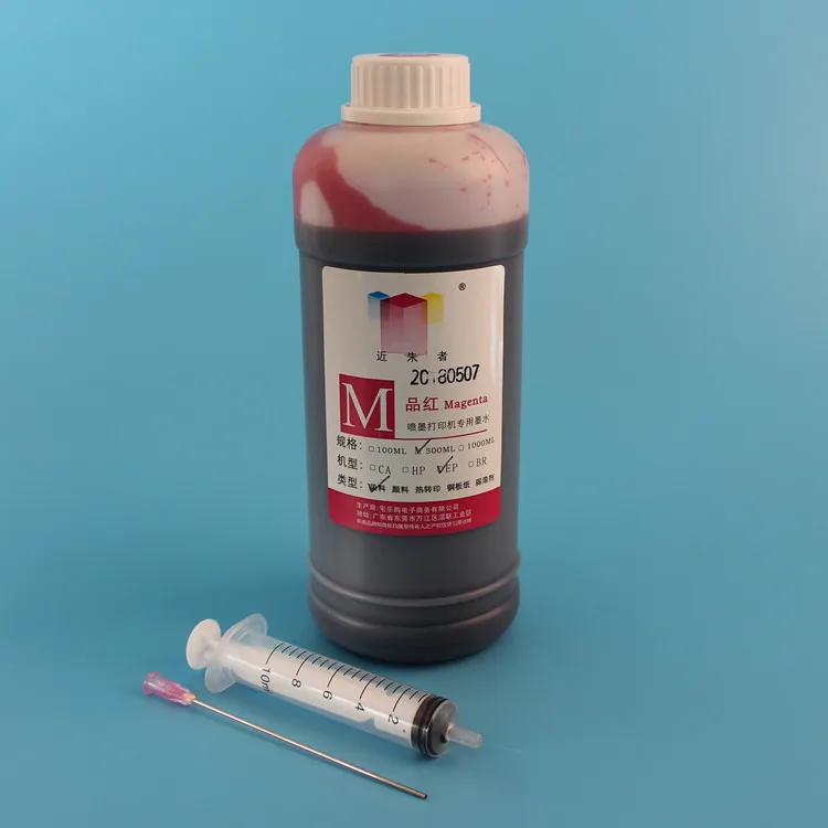 500ML Universal Magenta Dye Refill Ink kit For EPSON ME200 30 300 33
