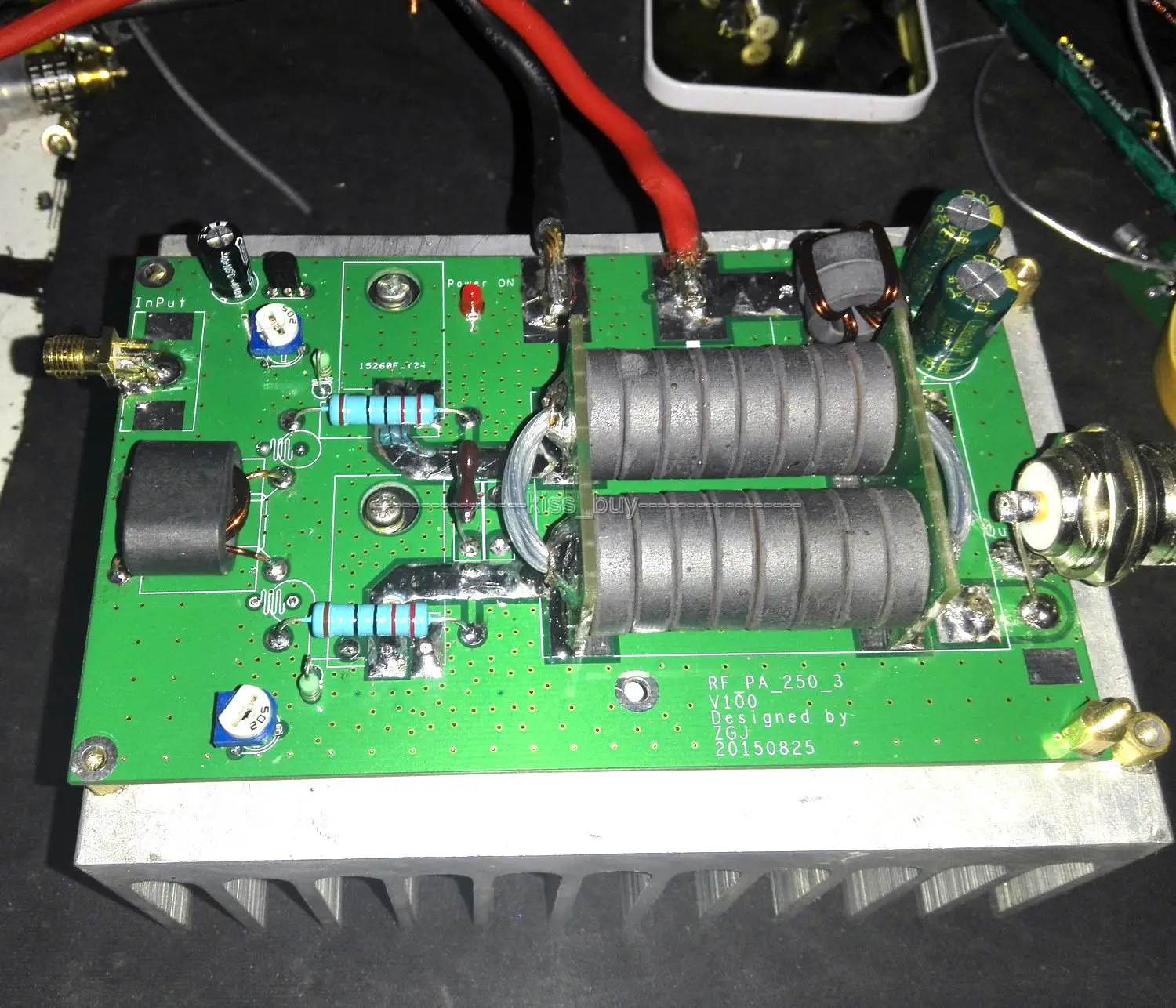 DIY kits 45W 70-200MHZ  power amplifier for transceiver HF radio AMP 