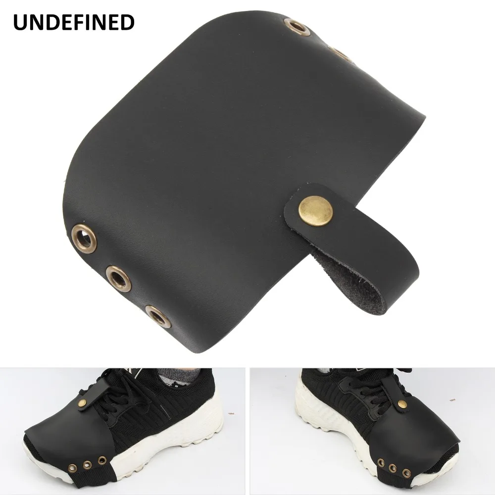 

Universal Leather Motorcycle Gear Shift Shoe Boots Protective Pad Pedal Shifter Sock Boot Cover Guard Motorbike Cycling Racing