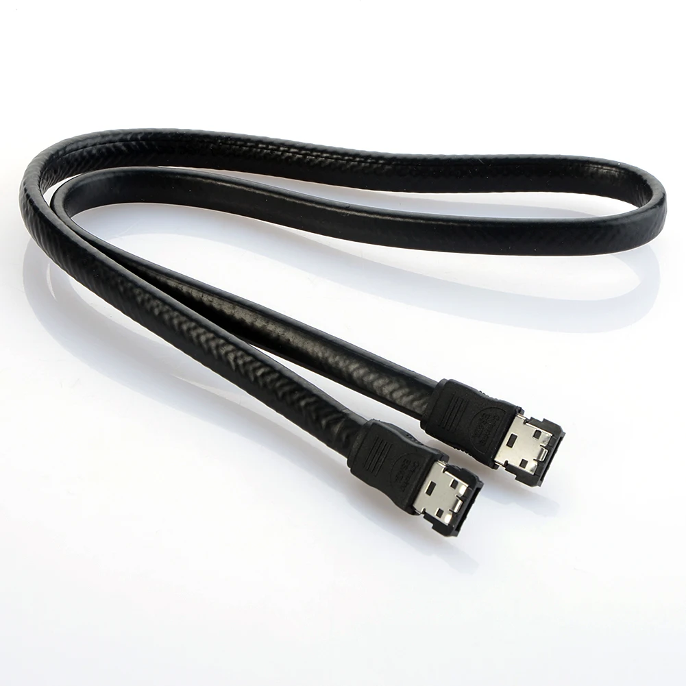 

New Black 60cm 3FT eSATA to eSATA 7-Pin Shielded External Cable Cord P10