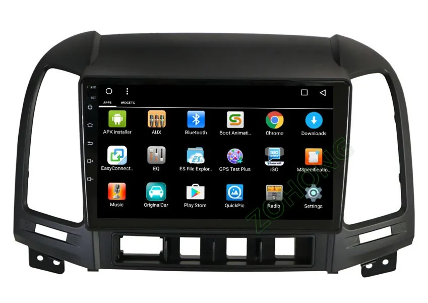 Best 9inch PIP Octa Core Android Car DVD Player for Hyundai Santa Fe 2006 2007 2008 2009 2010 2011 2012 Car GPS Navigation Radio WIFI 24