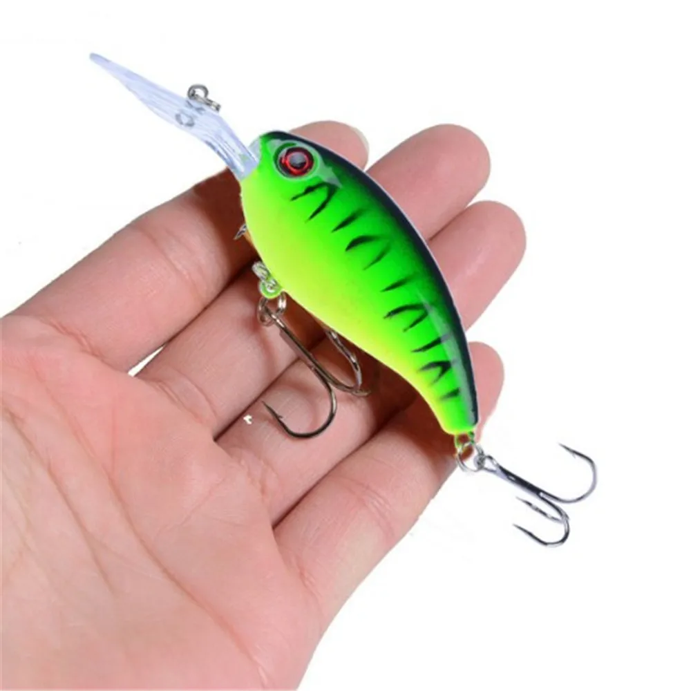 

1pcs Crank Fishing Lure Wobblers Artificial Hard Baits 6# Treble Hook 10cm/14.2g Jerkbait For Bass Carp Fishing Tackle Pesca