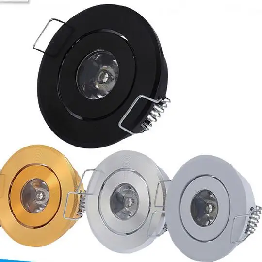 

1W mini high power Recessed Led Downlight AC85v- 260v 110LM with LED Driver cool white warm nature pure white