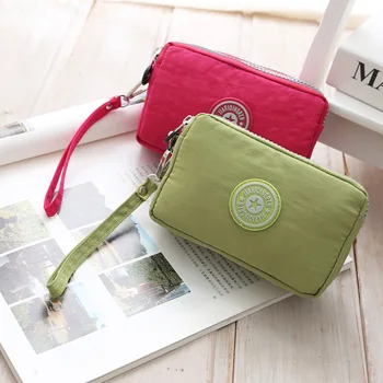 

2018 Wallet Women Vintage Fashion Top Quality Small Wallet nylon Purse Female Money Bag Small Zipper Coin Pocket Brand Hot !!