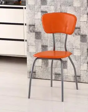 Мраморная комбинация обеденного стола и стула. Стол из нержавеющей стали