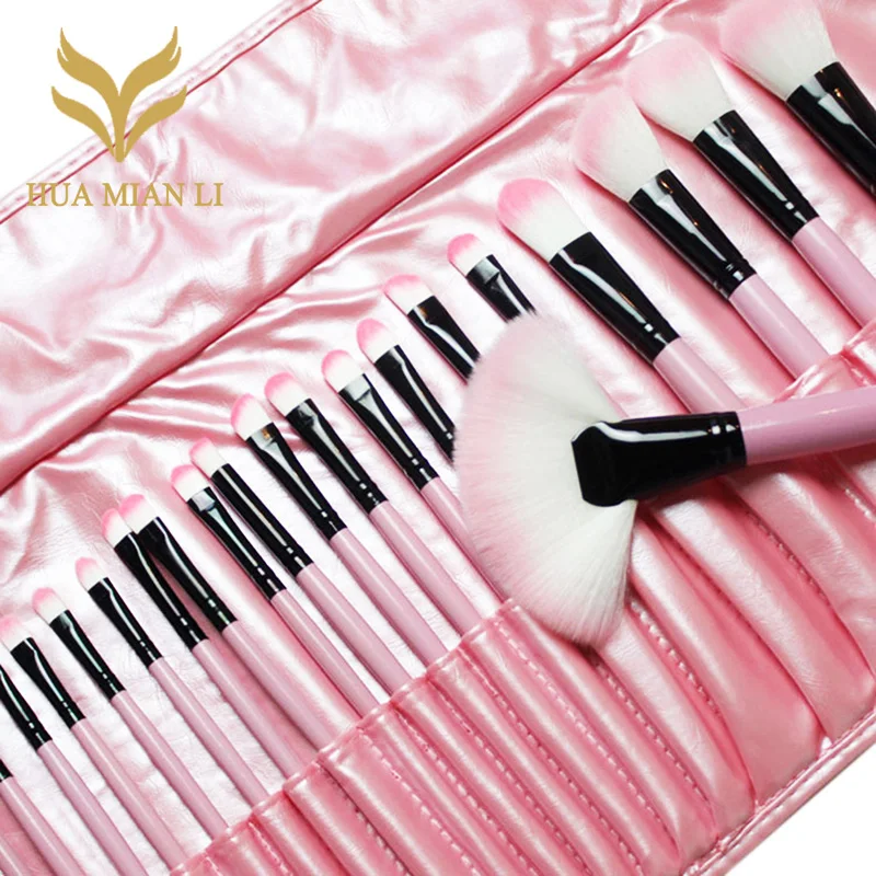 

HUAMIANLI 32 Pcs Makeup Tools Pincel Maquiagem Professional Soft Cosmetic Foundation Powder Make up Brushes Set Kit + Bru