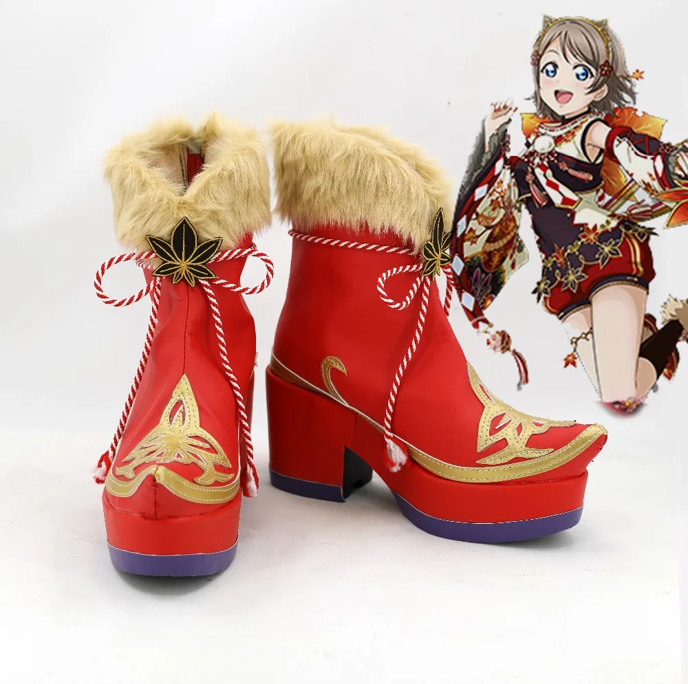 

LoveLive!Sunshine Aqours Takami Chika Sakurauchi Riko Cosplay Boots Shoes Custom Made