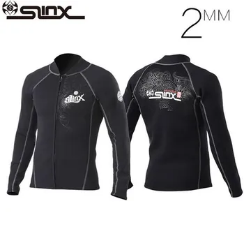 

SLINX 2mm Neoprene Men Snorkeling Spearfishing Kite Surfing Windsurf Keep Warm Jacket Swimwear Wetsuit Scuba Diving Suit