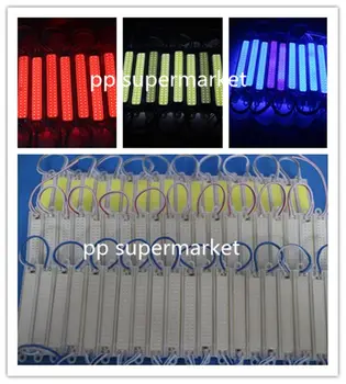 

100pcs led COB module Light Advertising lamp 2W IP65 Waterproof DC12V safe led background light white/red/blue