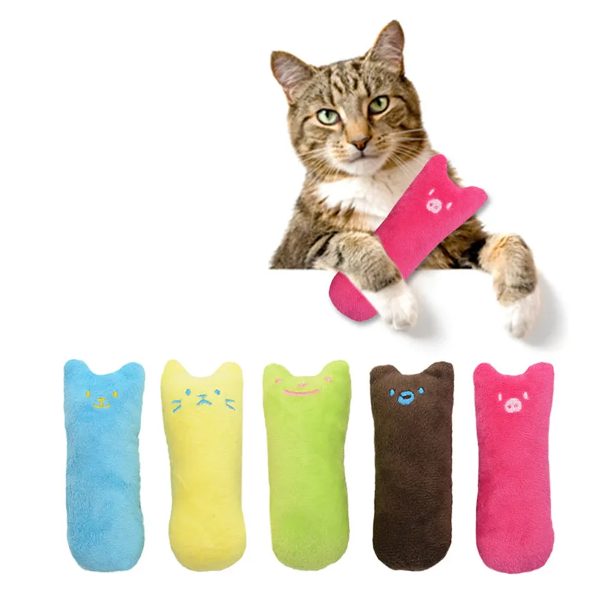 2017 New Arrival Interactive Fancy Catnip Pets Pillow Toy Teeth Grinding Claws Pet Funny Toys